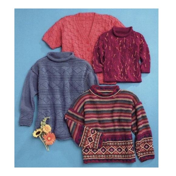 New Classic Elite Yarns 868 A Natural Progression Sweater Knitting Pattern - Picture 1 of 5